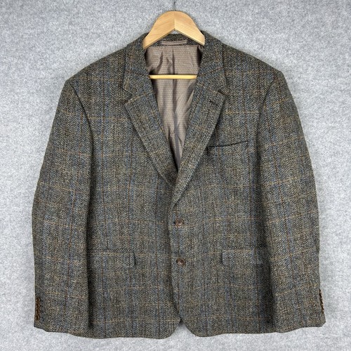 Vintage harris tweed blazer - tweed,