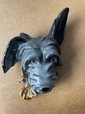 Cope & Co Hand Painted Scottie Dog Wall Plaque Art Deco No 17