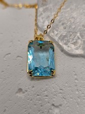 Aquamarine Viking Pendant 925