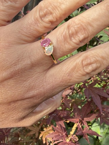 Ethiopian opal pink sapphire - ethiopian, &