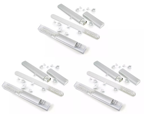 Glass nail file made with - x,