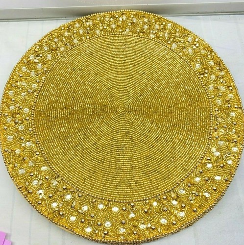 Gold christmas beaded - ,