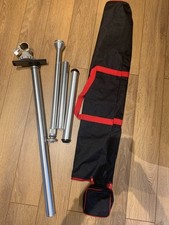 Linhof Tripod head component for mounting cameras with clamping mechanism in bag