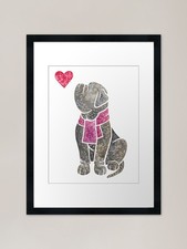 Watercolour Neapolitan Mastiff