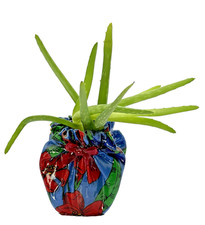 Handmade crumpled paper mache - crumpled,