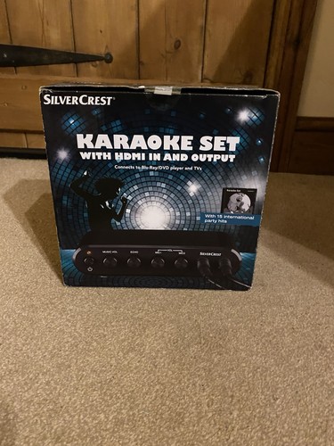 Silvercrest karaoke set with - karaoke,