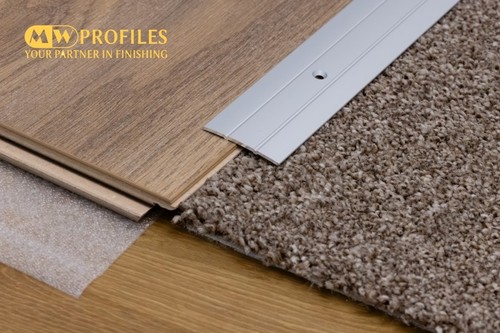 Aluminium door threshold strip - door,