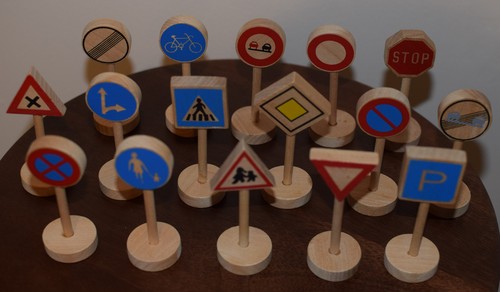 Plan toys set traffic signs - plan,