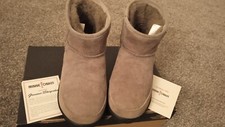 Minnetonka Boots Grey Suede