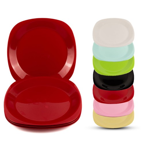 Eco plastic flat - flat, dinner