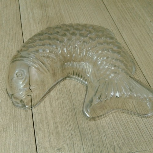 Glass fish mould - fish,