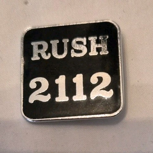 Rush 2112 two enamel badges - two,