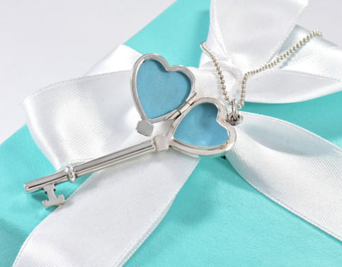 Tiffany silver heart - co,