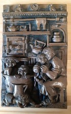 Vintage Signed Cold Cast