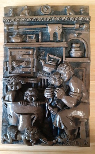 Vintage signed cold cast - vintage,