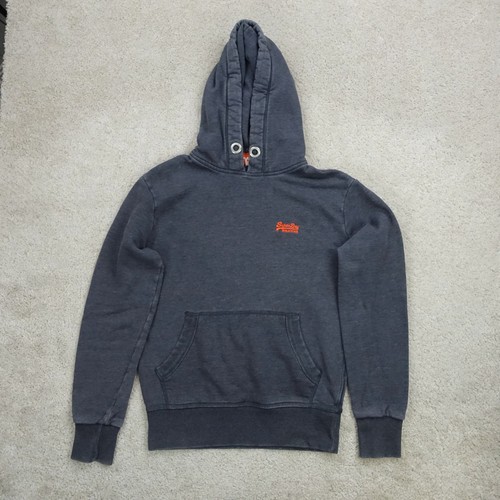 Superdry orange label hoodie - orange,