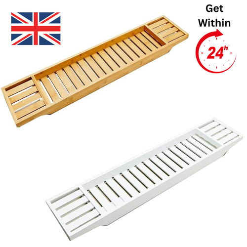 Bamboo wooden over bath - wooden, tub