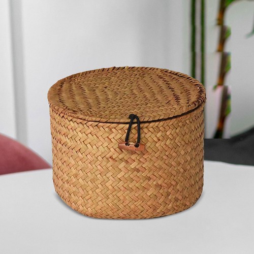 Storage box with lid seagrass - lid,