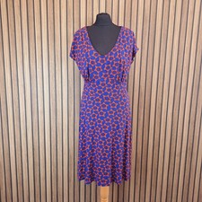 Pepperberry Dress Blue Orange
