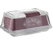 Butter Dish Clear Glass