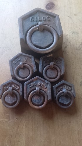 Vintage cast iron - iron, metric