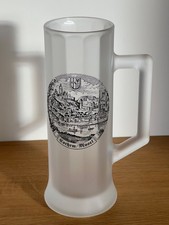 COCHEM-MOSEL Frosted Glass Beer Stein Mug 500ml by Bockling