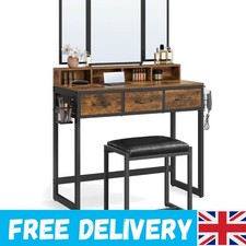 Rustic Brown & Black Vanity