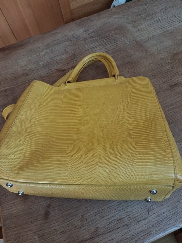 Vibrant yellow textured - yellow, faux