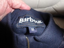 Barbour mens navy blue gilet size medium