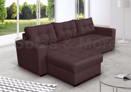 Gianni corner sofa bed faux - gianni,