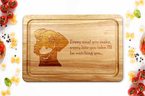 Doberman wooden chopping - doberman, |