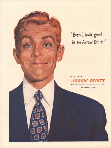 1948 arrow shirts print - shirts,