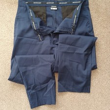 Dunlop Golf Trousers 38w 33l Lightweight Navy