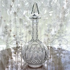 Vintage Cut Crystal Decanter