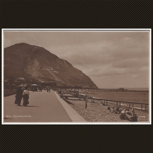 Penmaenmawr promenade seaside - penmaenmawr,