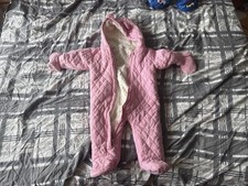 Next Baby Girl Pink Snowsuit