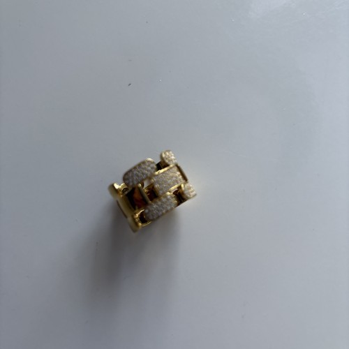 Swarovski wide rolled gold and - wide,