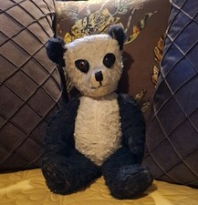 Antique  Vintage Merrythought Panda. Very Rare.