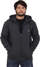 Mens Zip Up Fleece Hoodie