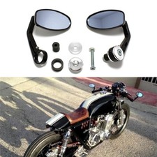 Motorcycle 7/8'' Handle Bar End Mirrors for Honda CB750 CB1000 CB1100 Cafe Racer