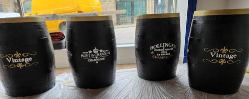 Champagne branded whisky - champagne,