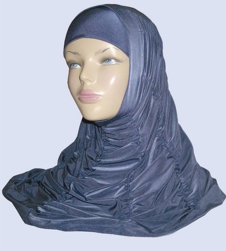 Fancy layered hijab head wear - fancy,
