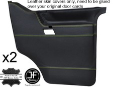 GREEN STITCH 2X FRONT DOOR