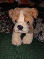 Keeltoys Plush British Bulldog Buster With Collar