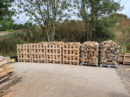 Oak hardwood firewood logs - oak,