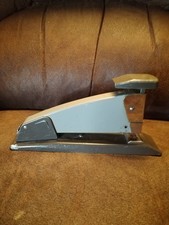 Vintage Ofrex Desktop Stapler Model 409 Grey Made In England 1960s Working