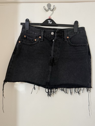 Levi black denim mini - levi’s,