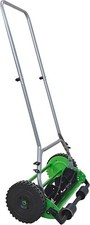 Hand Push Lawnmower Manual Lawn Mower w/ 45cm Cutting Width & 5 Cutting Height