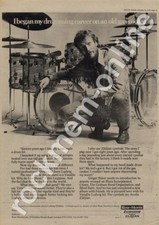 Ginger Baker Cream Rose-Morris Ludwig drums advert 1976 