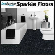 Altro Black Sparkly Bathroom